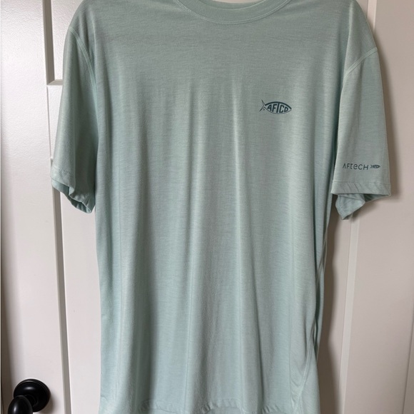 AFTCO Men's Mint Green Short Sleeve Tee - Picture 1 of 2
